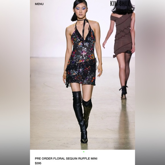 Kim Shui Floral Sequin Mini M - Picture 2 of 6